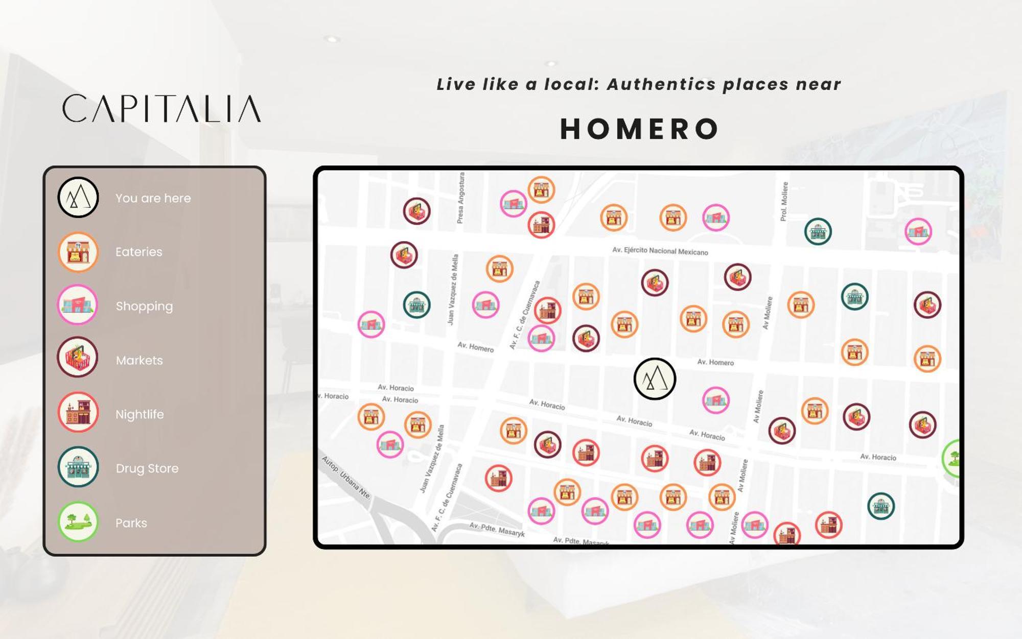 Capitalia - Luxury Apartments - Homero Meksyk Zewnętrze zdjęcie